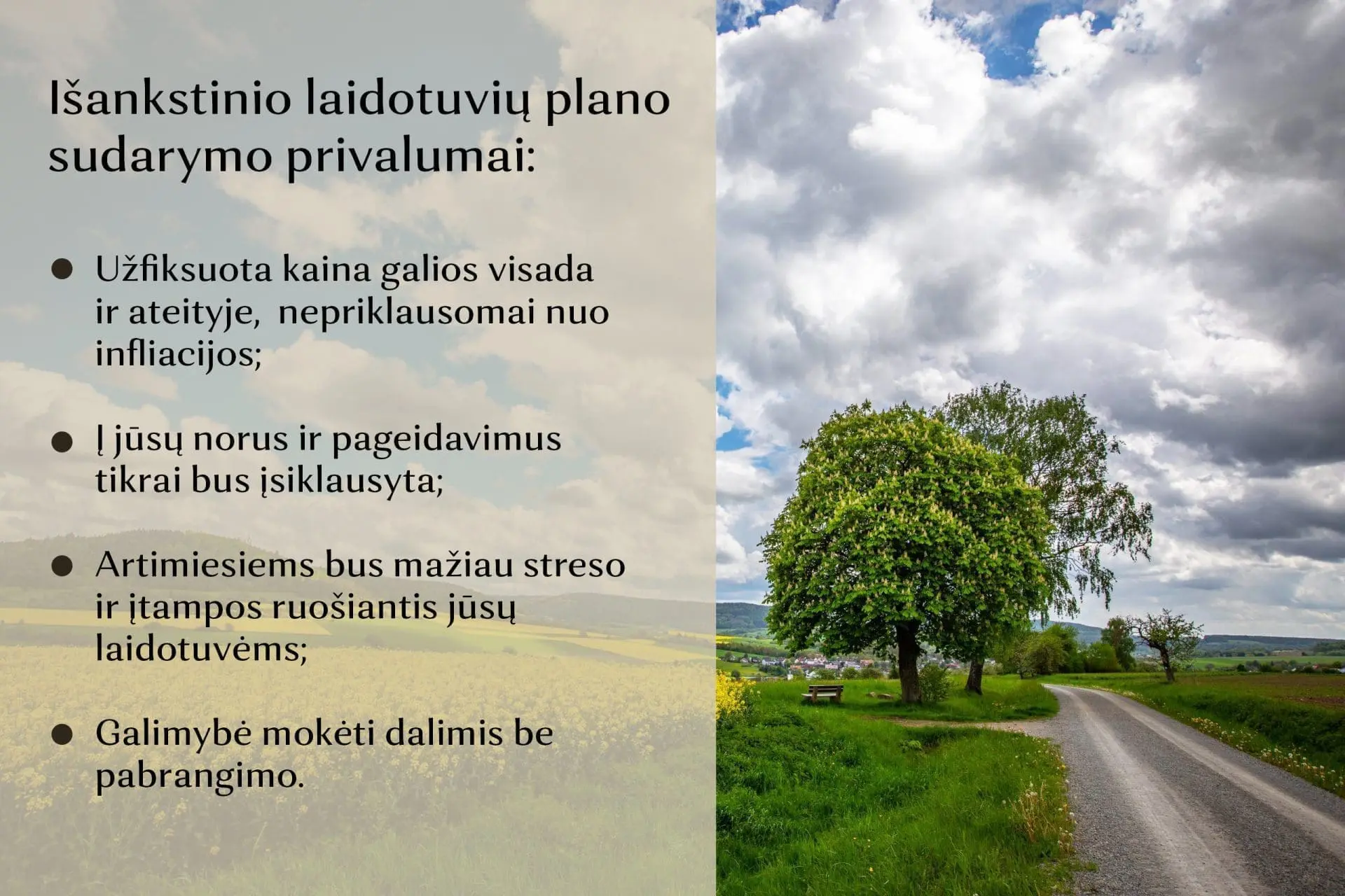 Išankstinis laidotuvių planas